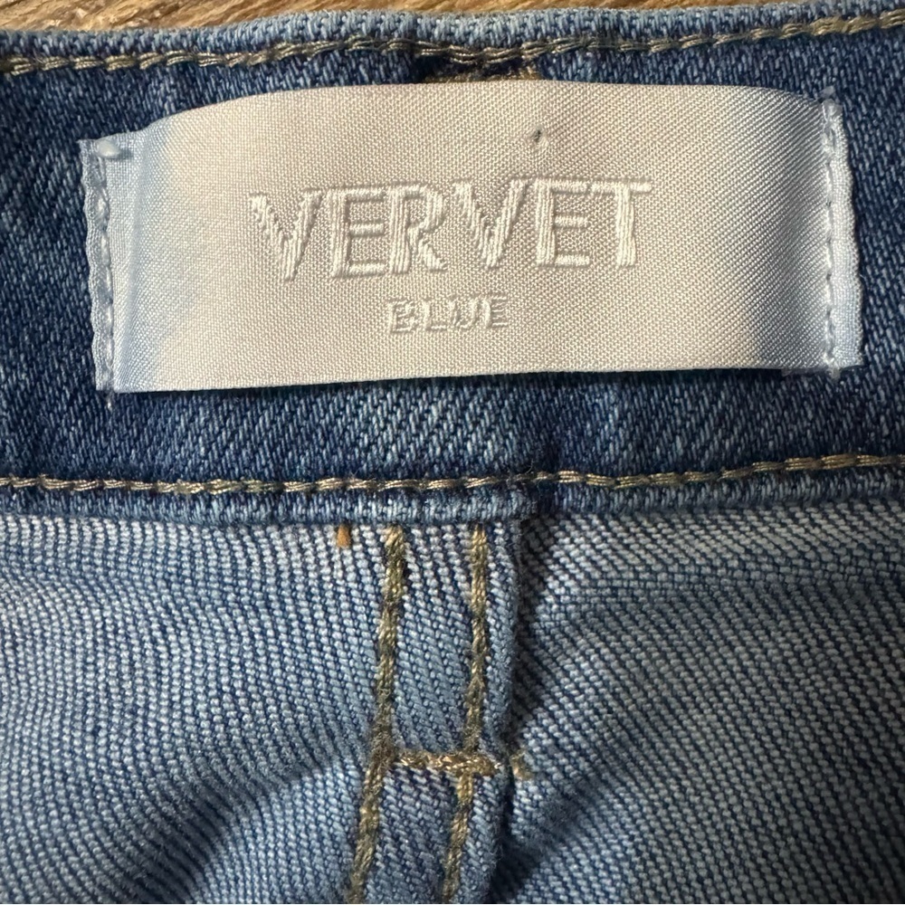 Vervet Flying Monkey Women’s 32x26 High Rise Boyfriend Taper Distressed - Picture 4 of 6